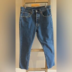 Levi’s 501 high rise premium denim